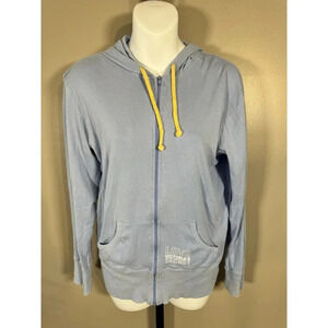 Victoria’s Secret Jacket Sweatshirt  Hooded Blue Size Small